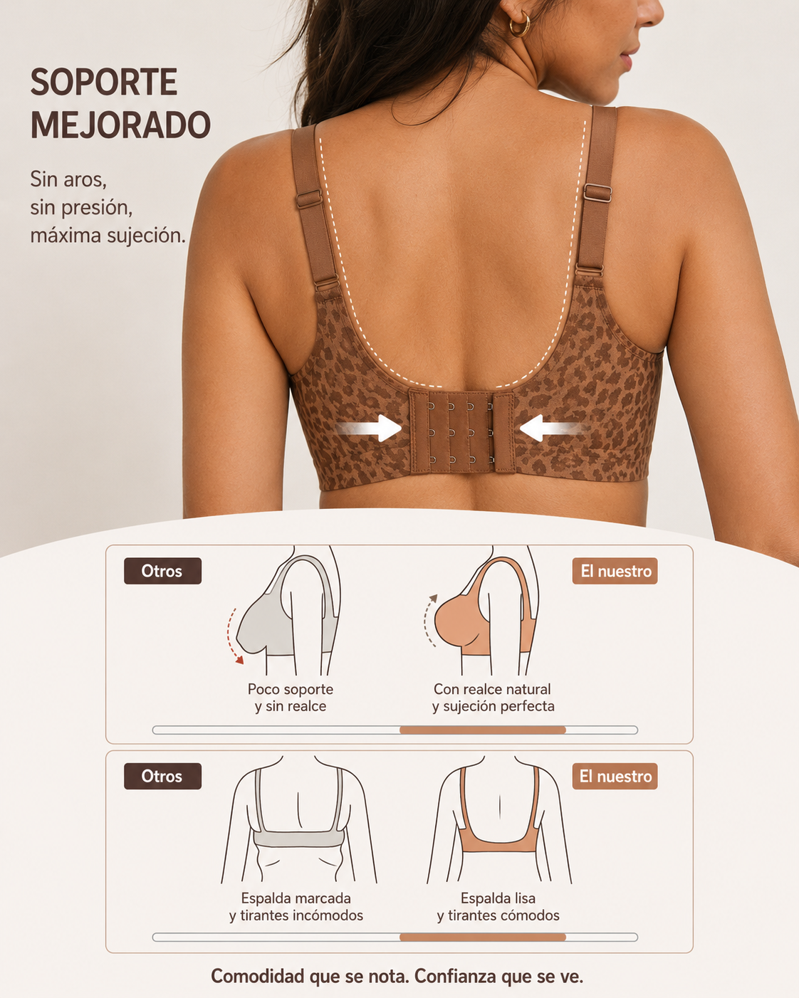 Sujetador cómodo